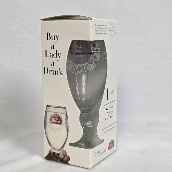 Stella Artois Chalice Buy A Lady A Drink Limited Edition Glass - Picture 1 of 6